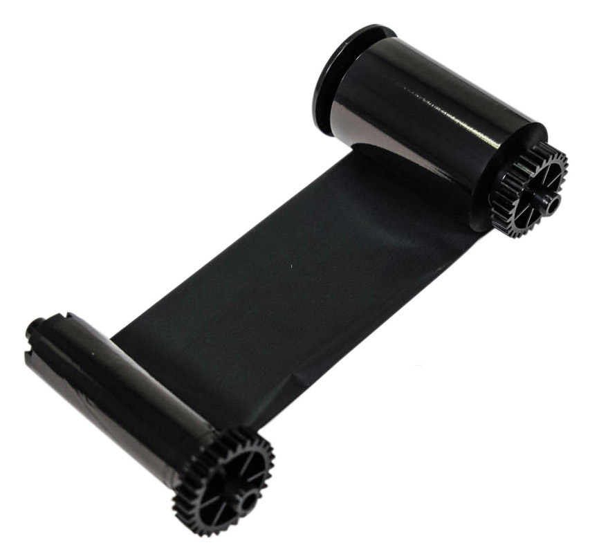Черная смолянисто-восковая (Resin+Wax) лента (К) на 1200 оттисков с чистящим роликом в Энгельсе