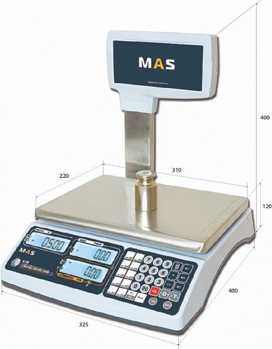 Весы торговые MASter MR1